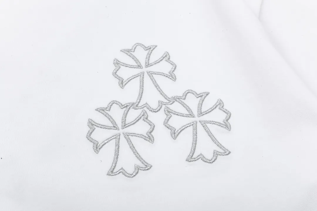 Chrome Hearts/ 🪡 Logo Same Style T Versatile : White Size：XS~L